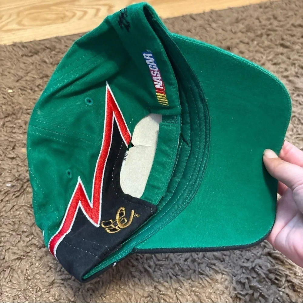 Nascar 18 Interstate Batteries Cap Hat Chase Joe Gibbs NEW Green Power Electric